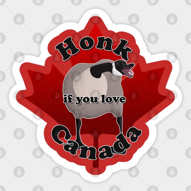 Honk if you Love Canada! Sticker by Colleen Regin